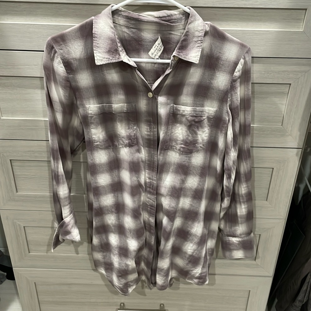 Madewell flannel shirt size small